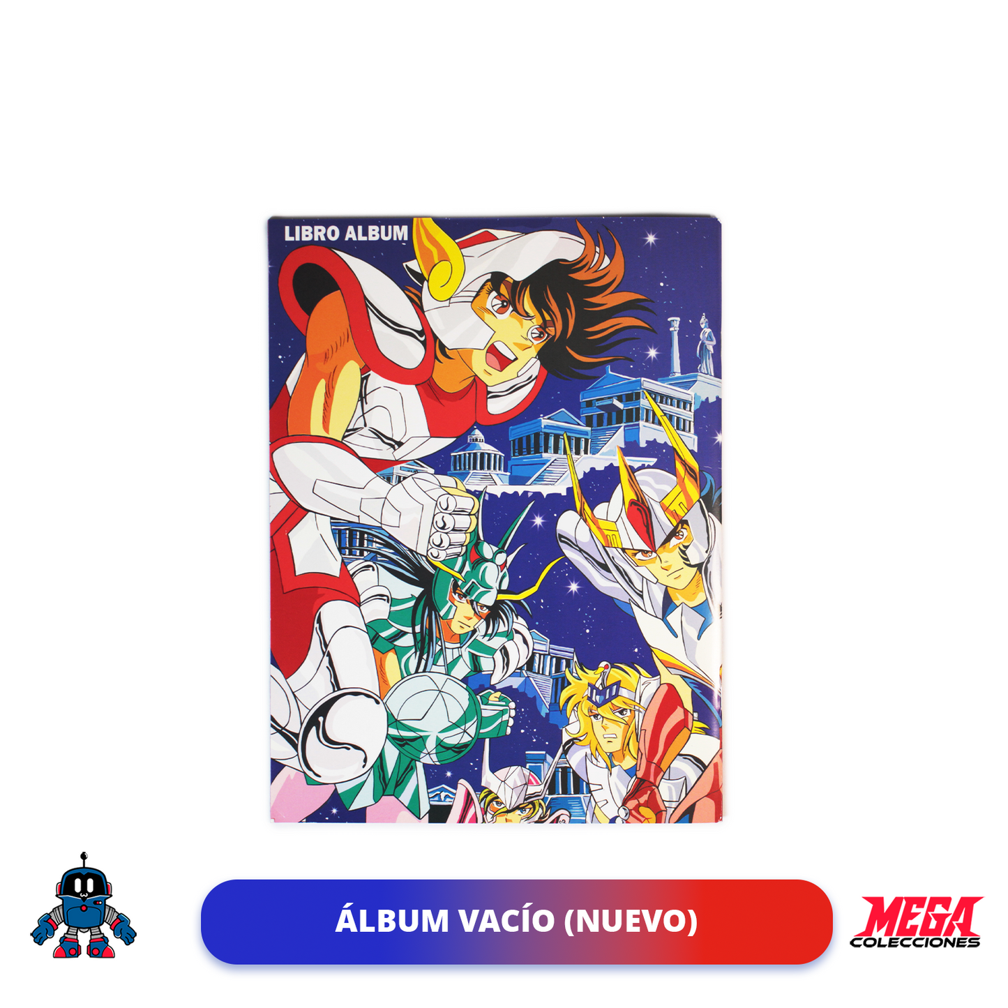 Álbum Caballeros del Zodiaco (Reedición Navarrete) + Set completo a pegar