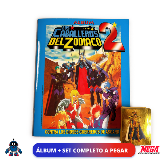 Álbum Caballeros del Zodiaco 2: Saga de Asgard (Reedición Navarrete) + Set completo a pegar