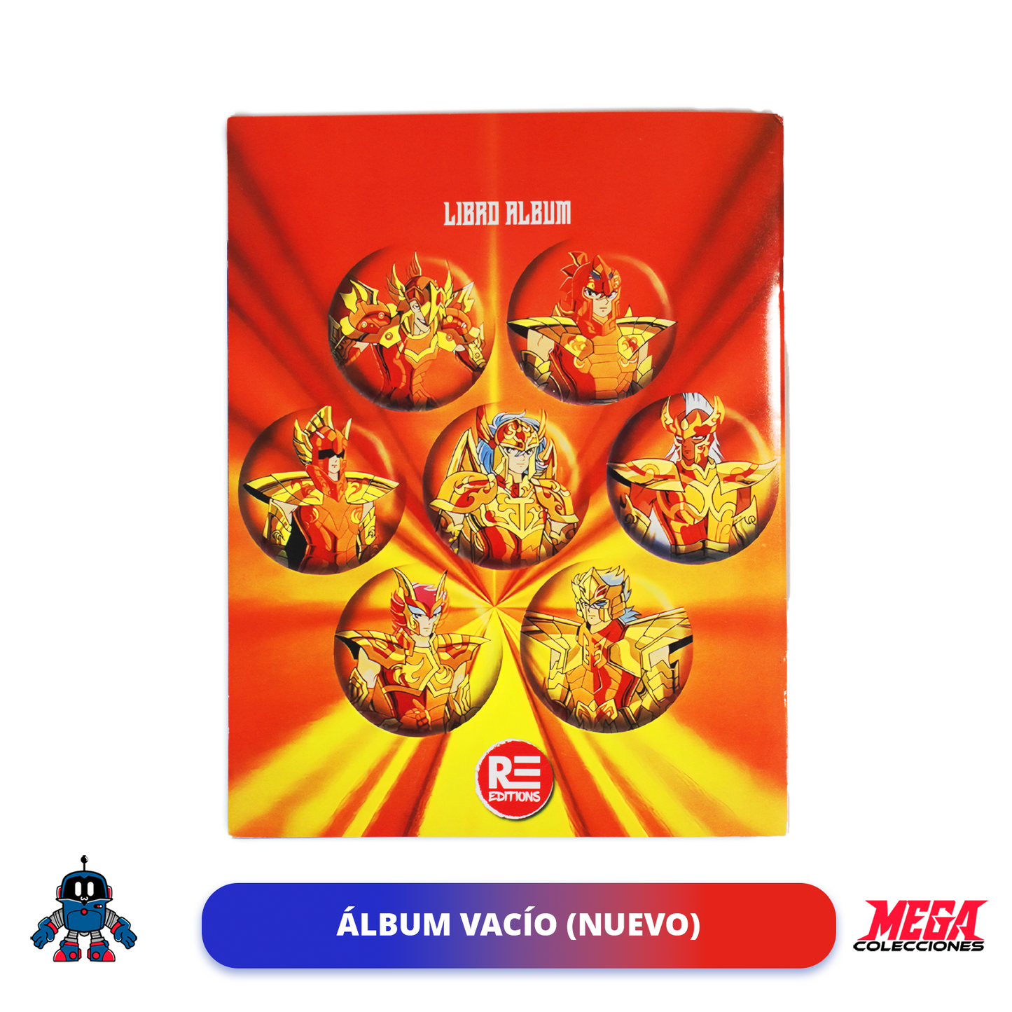 Álbum Caballeros del Zodiaco 3: La Película (Reedición Salo) + Set completo a pegar