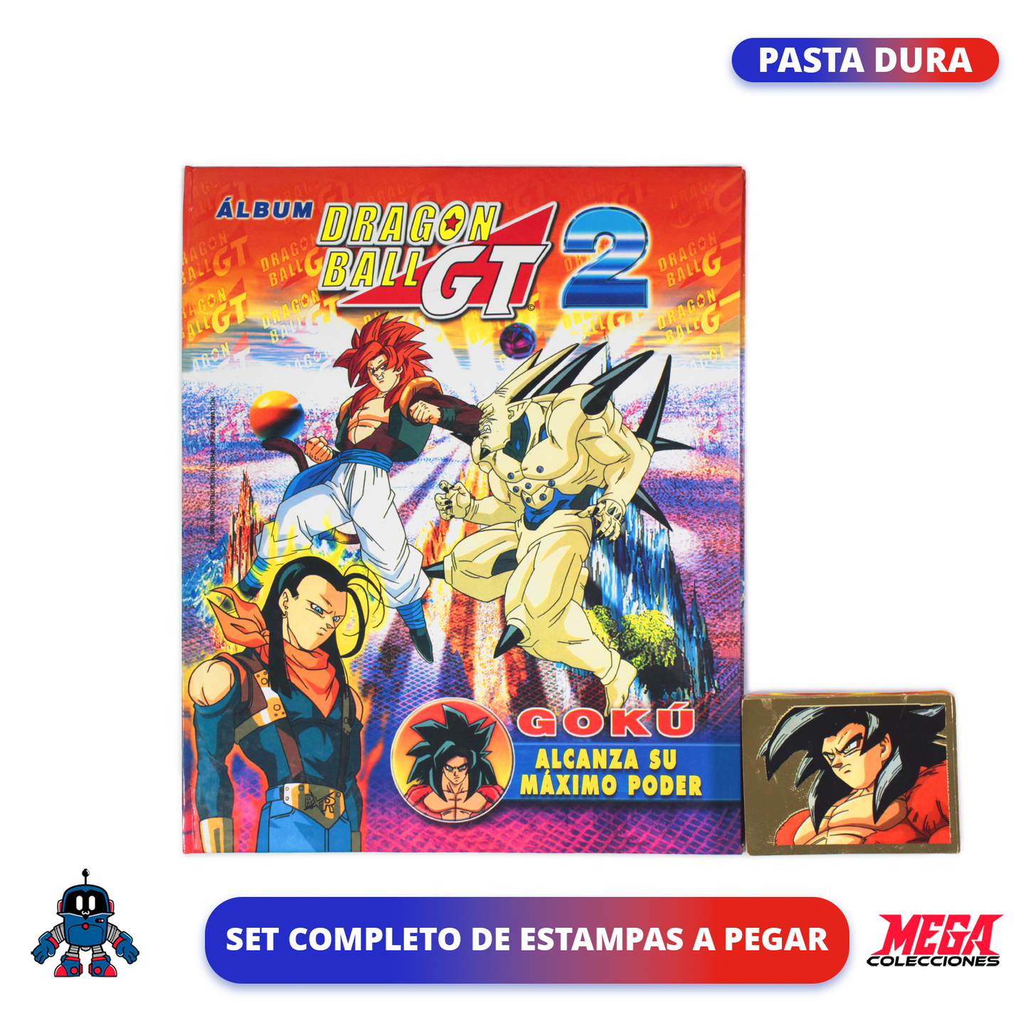 Álbum Pasta Dura Dragon Ball GT2 (Reedición Navarrete) + Set completo a pegar