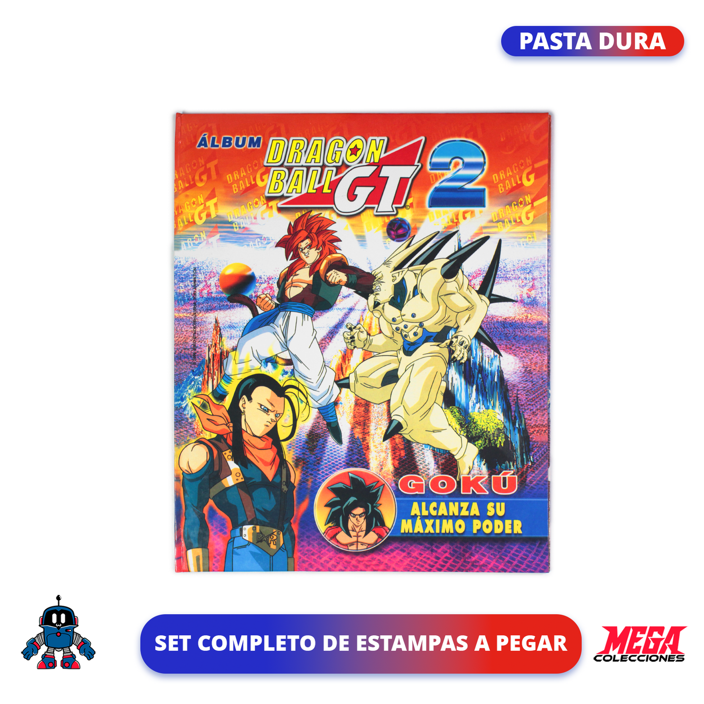 Álbum Pasta Dura Dragon Ball GT2 (Reedición Navarrete) + Set completo a pegar