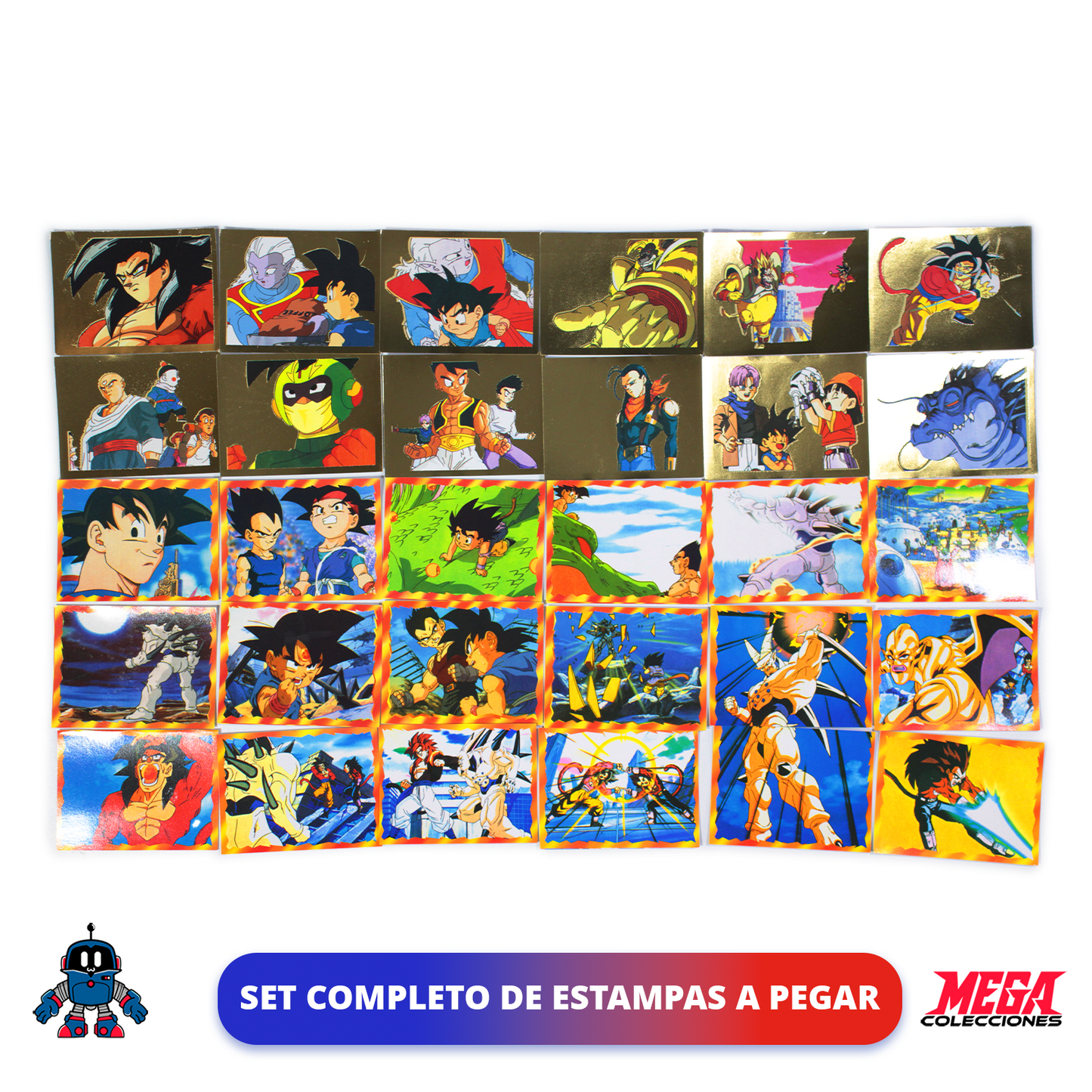 Álbum Pasta Dura Dragon Ball GT2 (Reedición Navarrete) + Set completo a pegar