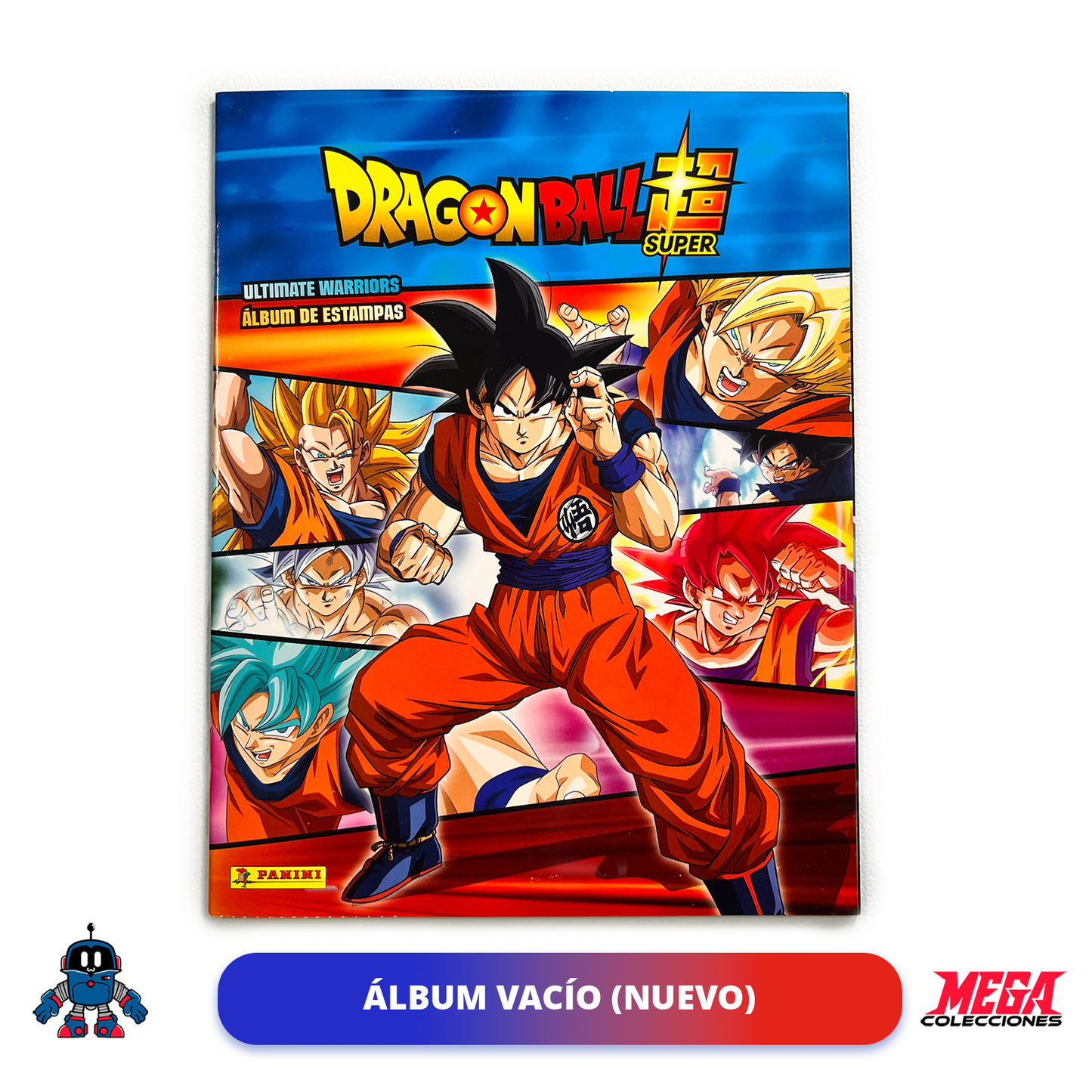 Colección Dragon Ball Super: Ultimate Warriors (Panini). Álbum + Caja de 50 sobres