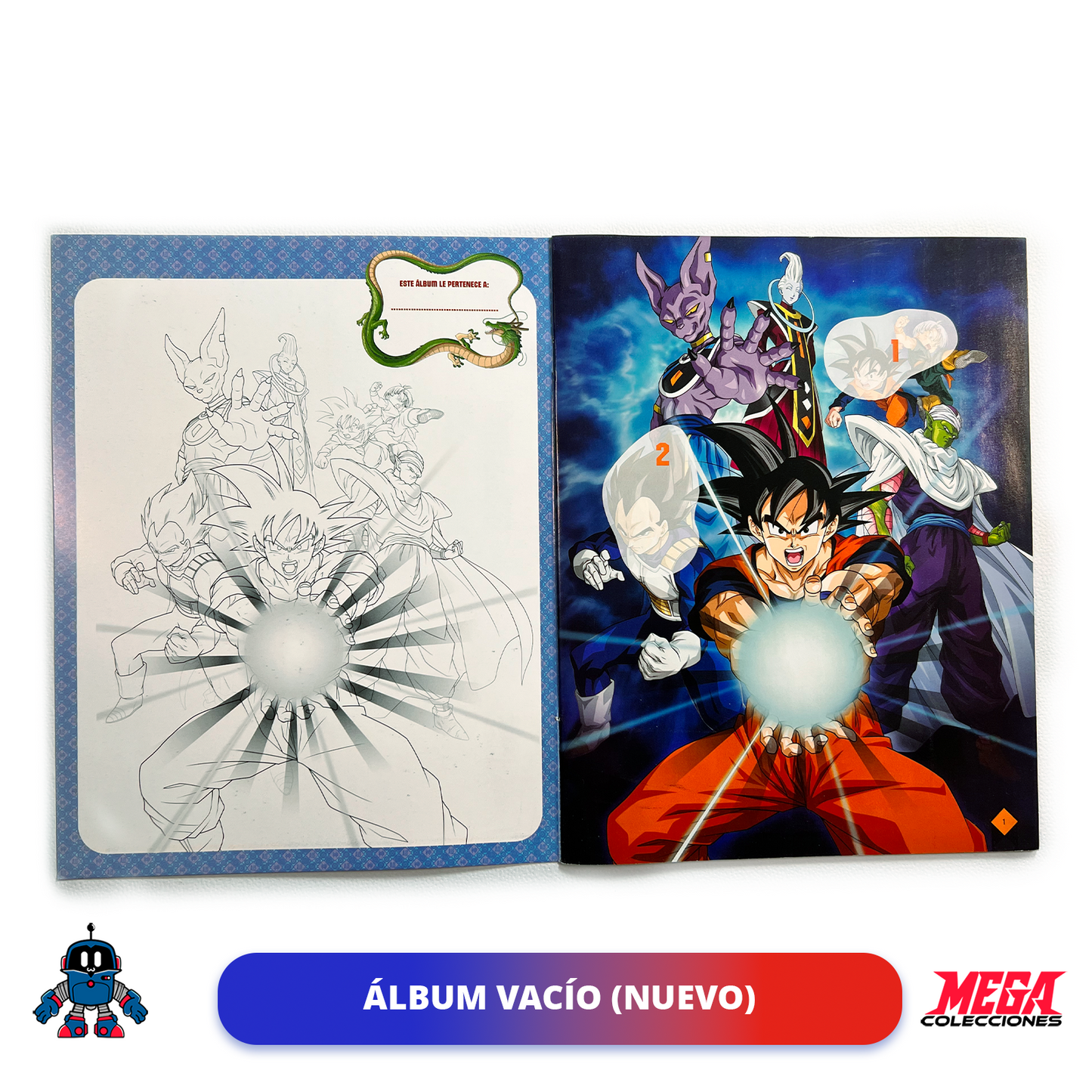 Colección Dragon Ball Super: Ultimate Warriors (Panini). Álbum + Caja de 50 sobres