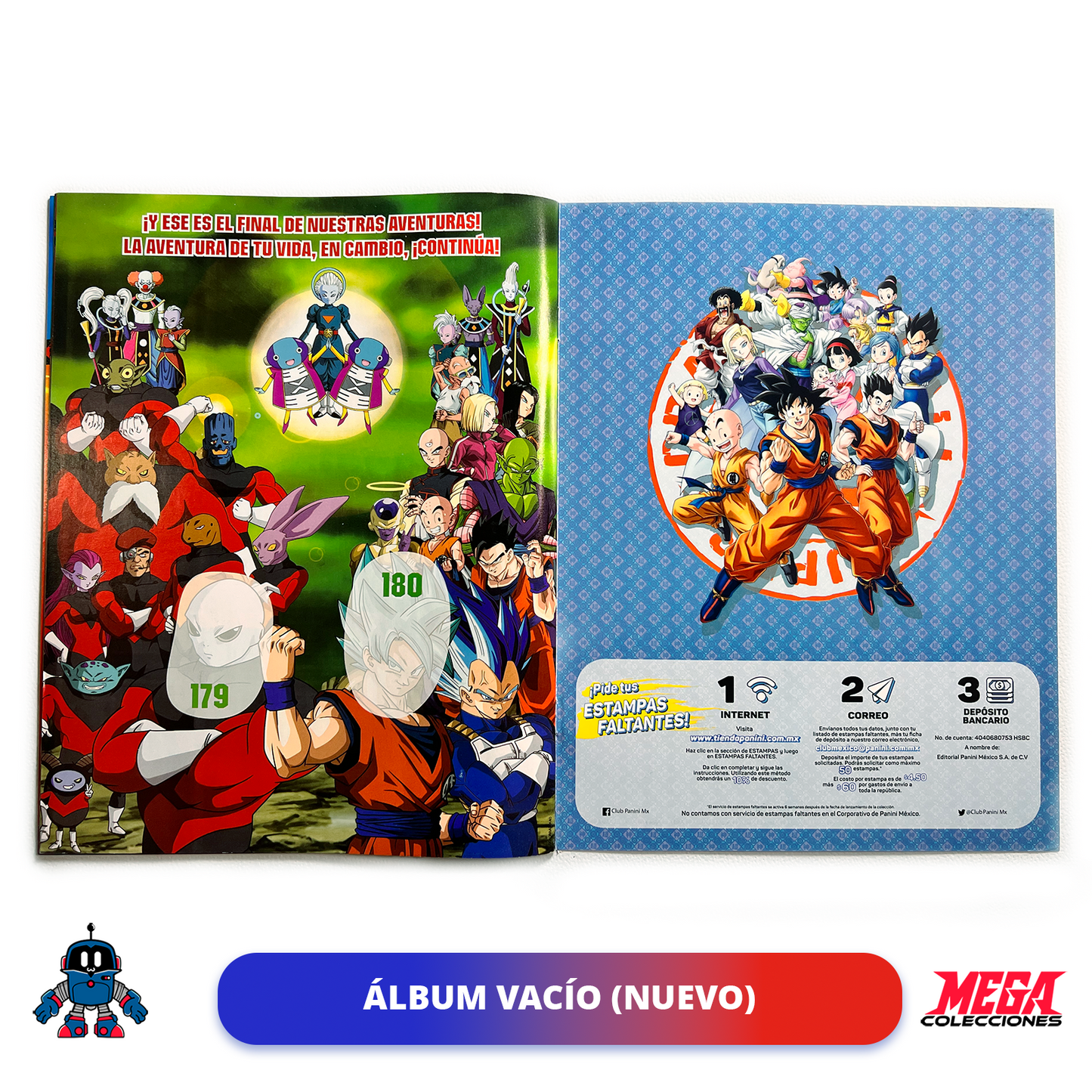 Colección Dragon Ball Super: Ultimate Warriors (Panini). Álbum + Caja de 50 sobres