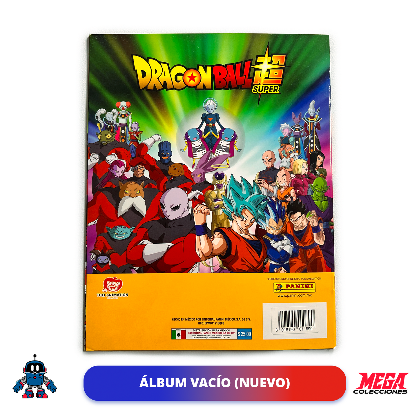 Colección Dragon Ball Super: Ultimate Warriors (Panini). Álbum + Caja de 50 sobres