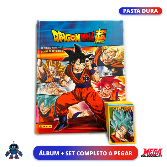 Álbum Pasta Dura Dragon Ball Super 3: Ultimate Warriors (Panini) + Set completo a pegar