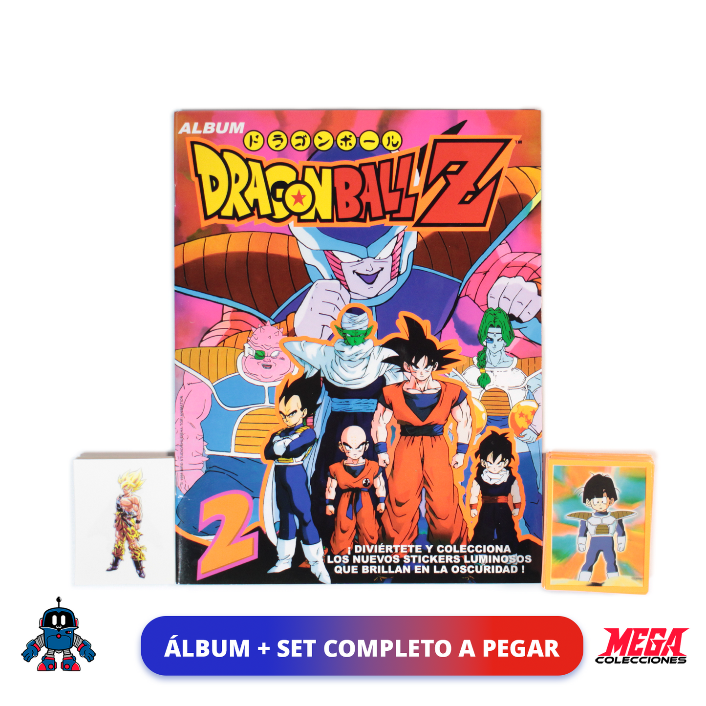 Álbum Dragon Ball Z2 (Reedición Navarrete) + Set completo a pegar