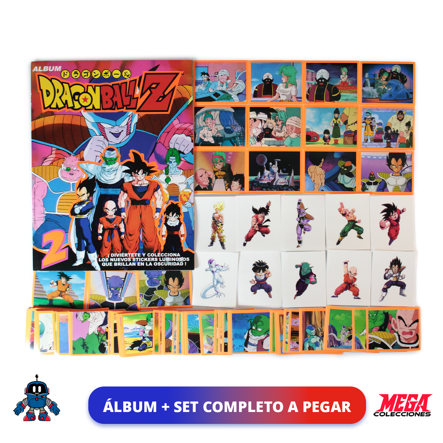 Álbum Dragon Ball Z2 (Reedición Navarrete) + Set completo a pegar