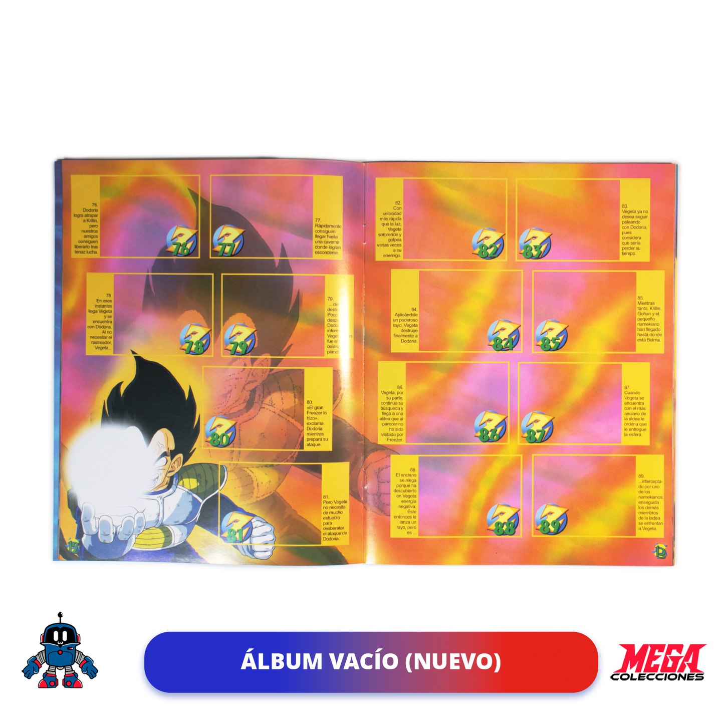 Álbum Dragon Ball Z2 (Reedición Navarrete) + Set completo a pegar