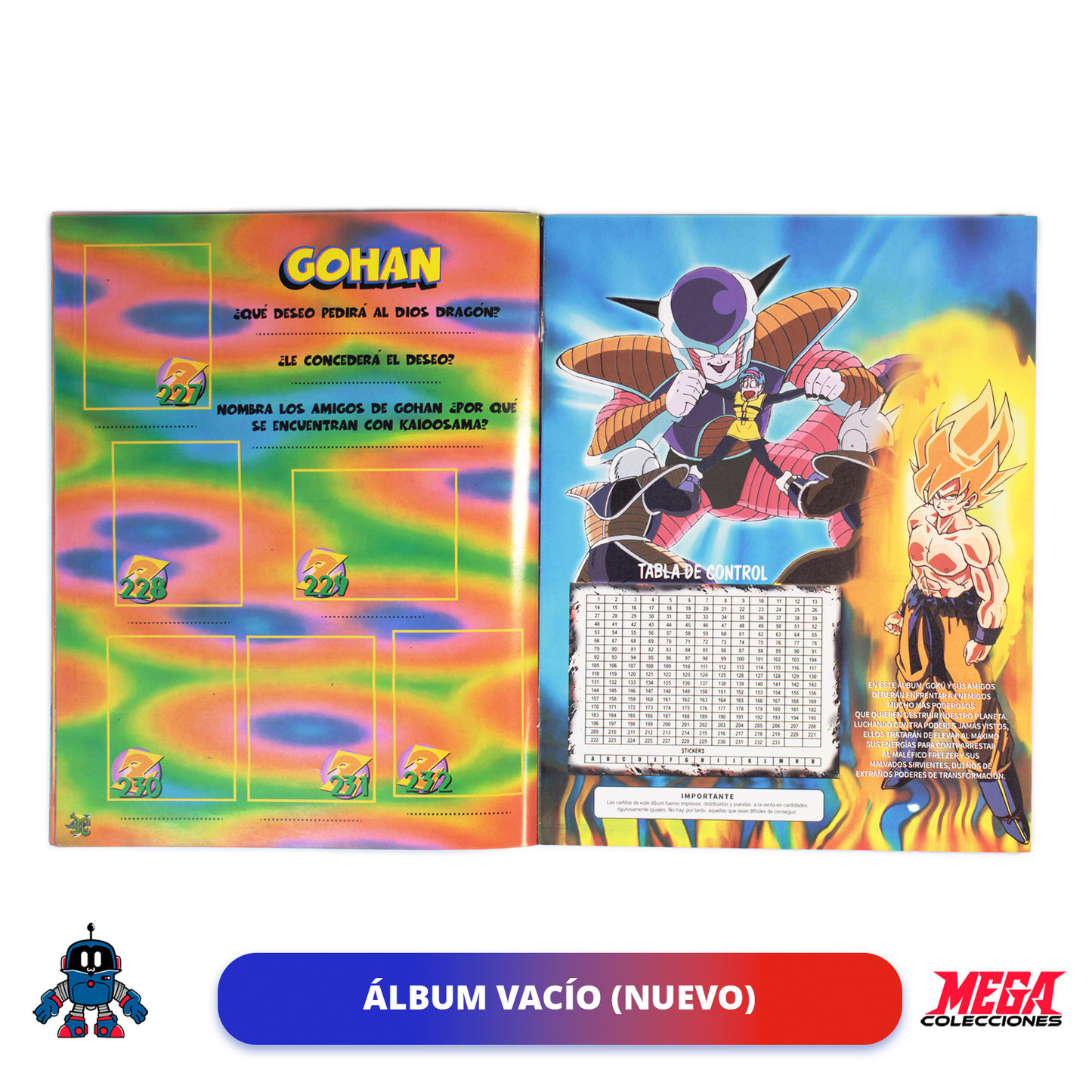 Álbum Dragon Ball Z2 (Reedición Navarrete) + Set completo a pegar