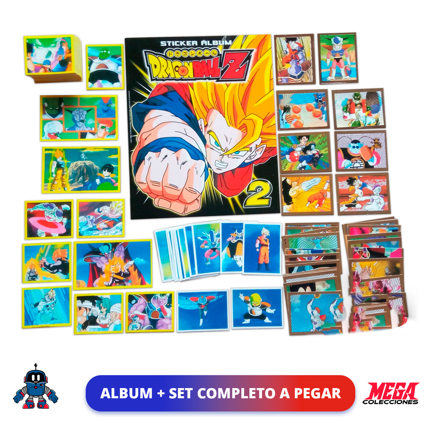 Álbum Dragón Ball Z2 (Ree. Navarrete 2007) + Set completo a pegar