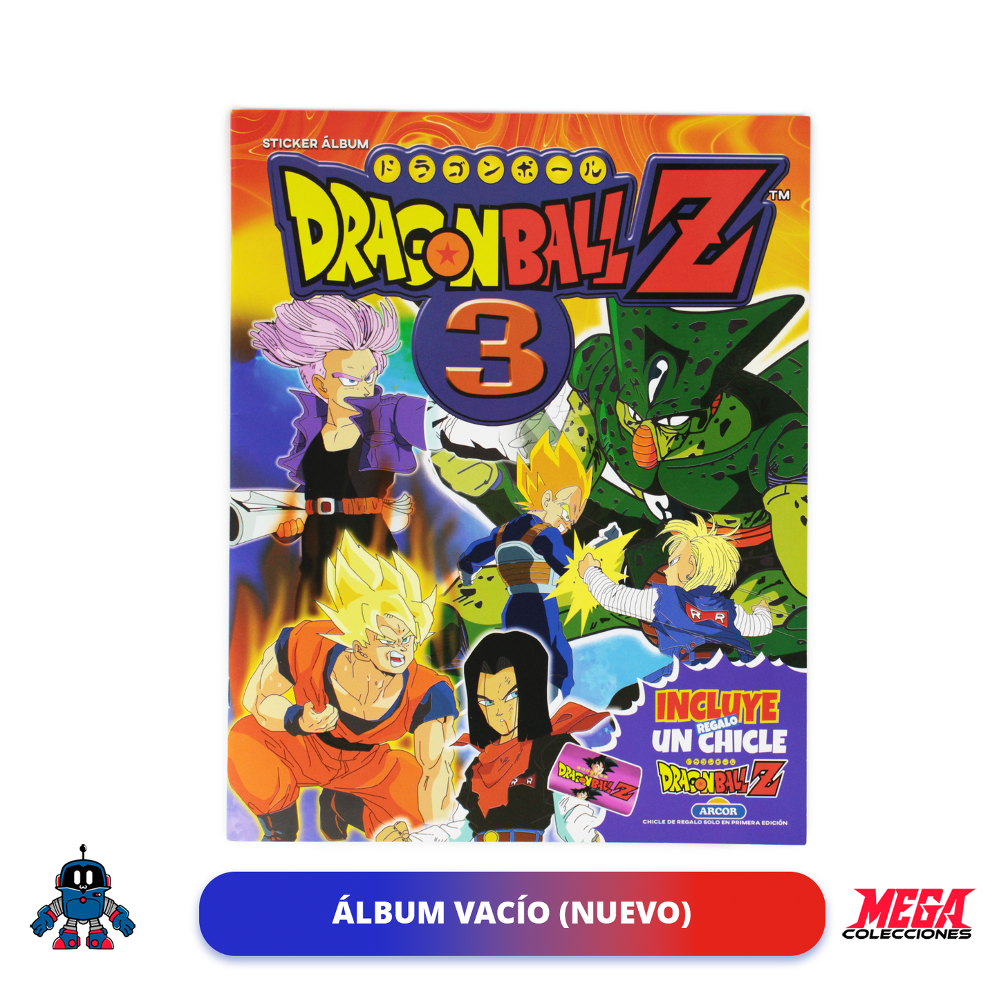 Álbum Dragon Ball Z3 (Reedición Navarrete) + Set completo a pegar