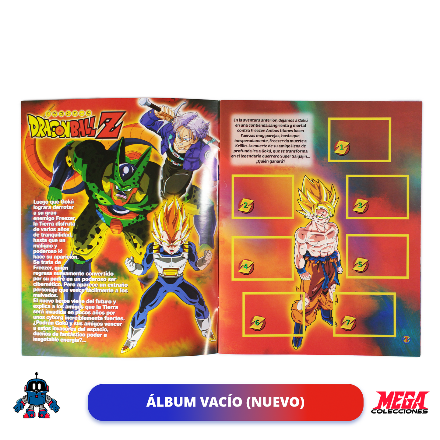 Álbum Dragon Ball Z3 (Reedición Navarrete) + Set completo a pegar