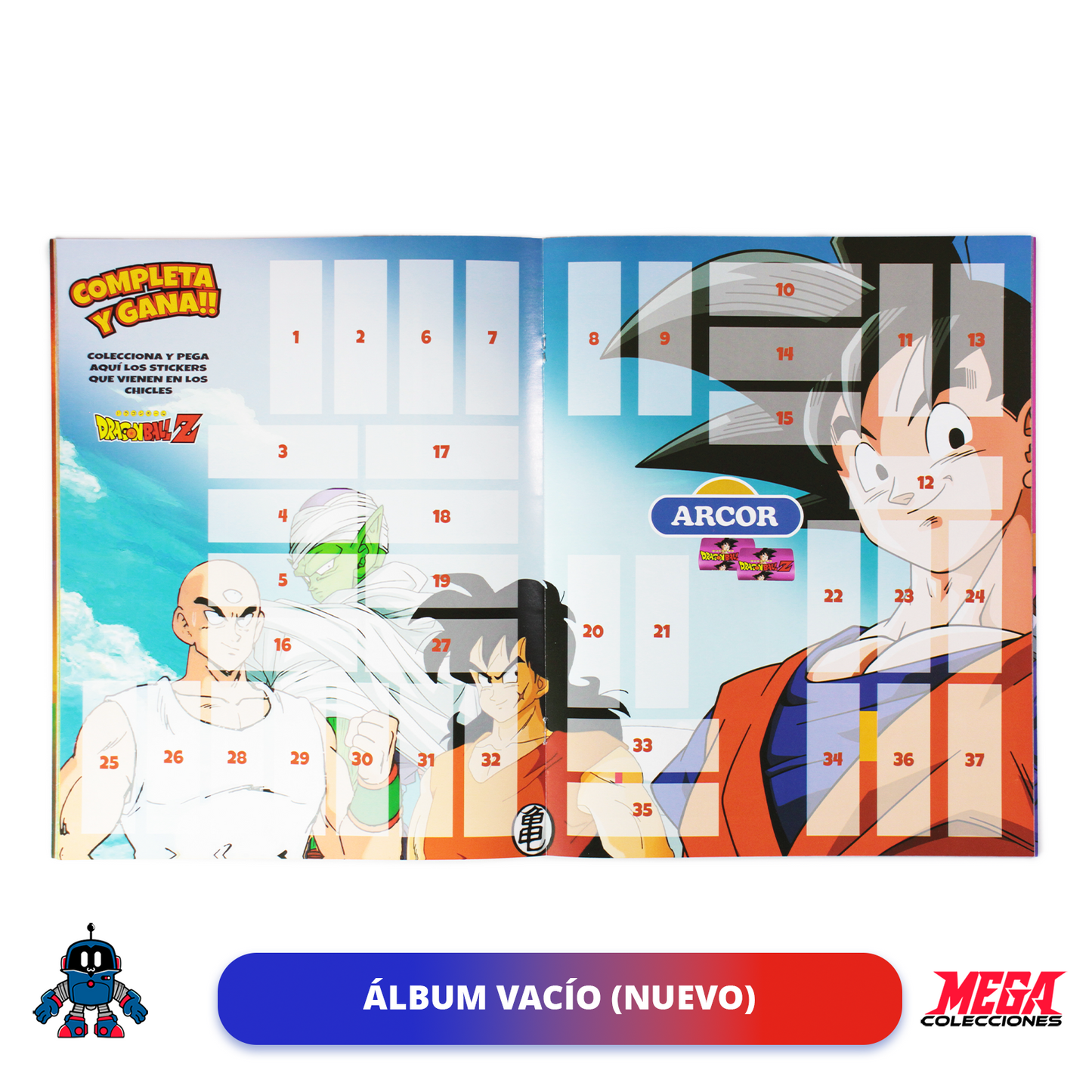 Álbum Dragon Ball Z3 (Reedición Navarrete) + Set completo a pegar