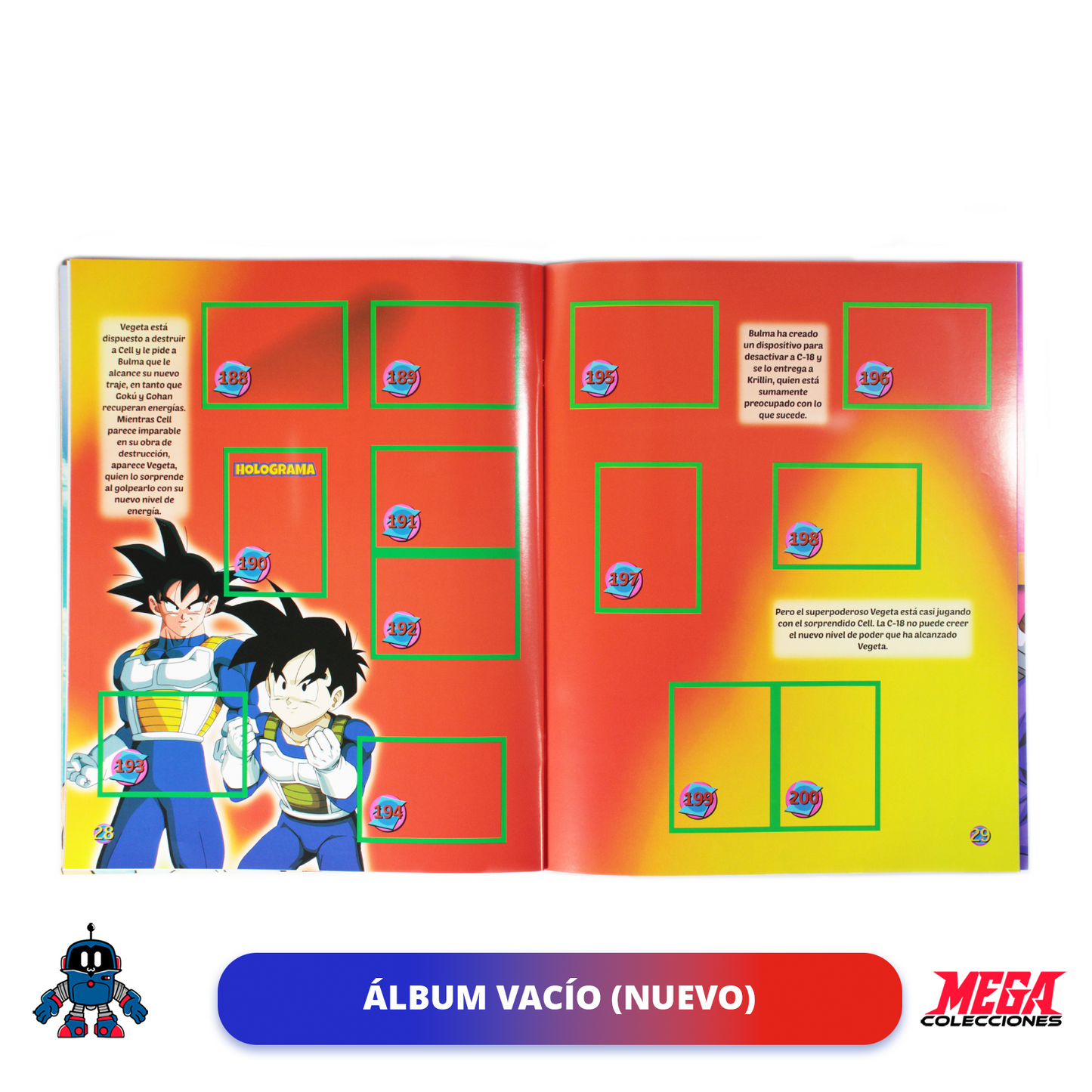 Álbum Dragon Ball Z3 (Reedición Navarrete) + Set completo a pegar