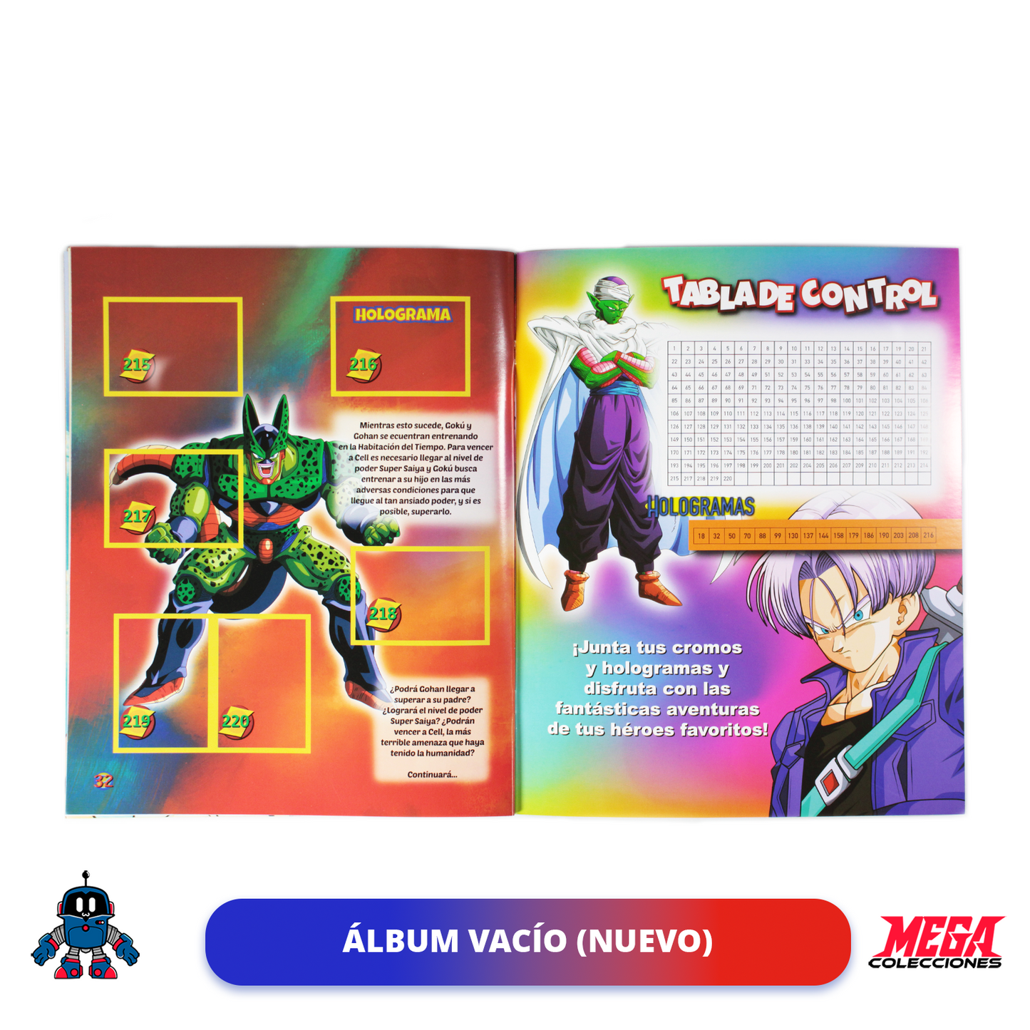 Álbum Dragon Ball Z3 (Reedición Navarrete) + Set completo a pegar