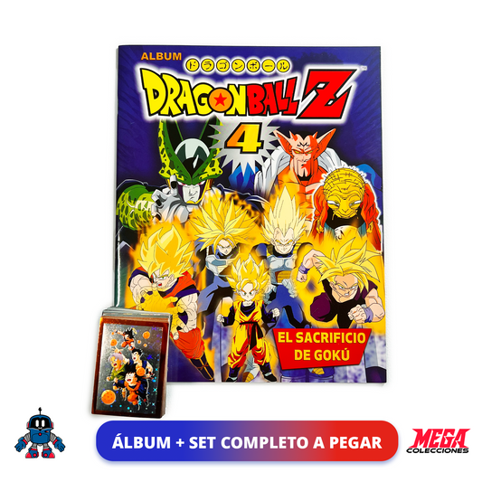 Álbum Dragon Ball Z4 (Reedición Navarrete) + Set completo a pegar