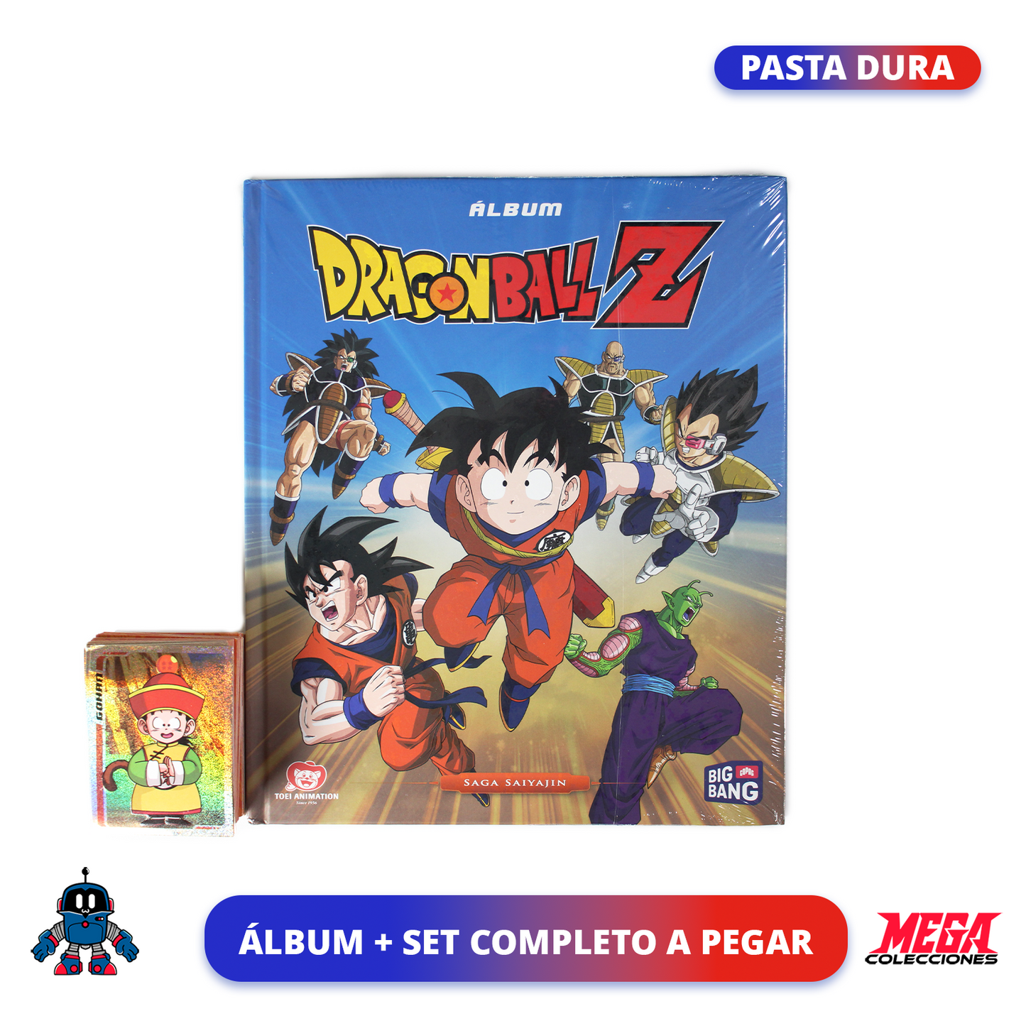 Álbum Pasta Dura Dragon Ball Z (Editorial Big Bang) + Set completo a pegar