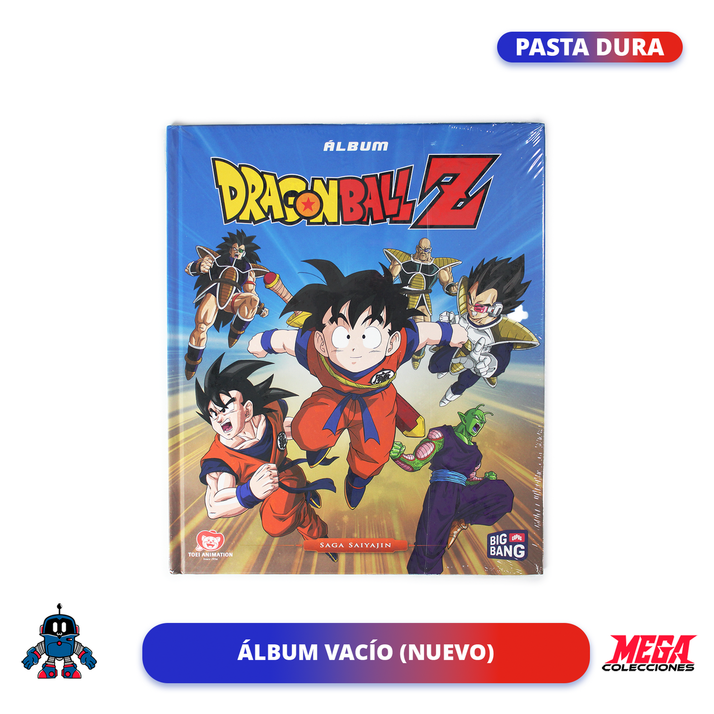 Álbum Pasta Dura Dragon Ball Z (Editorial Big Bang) + Set completo a pegar