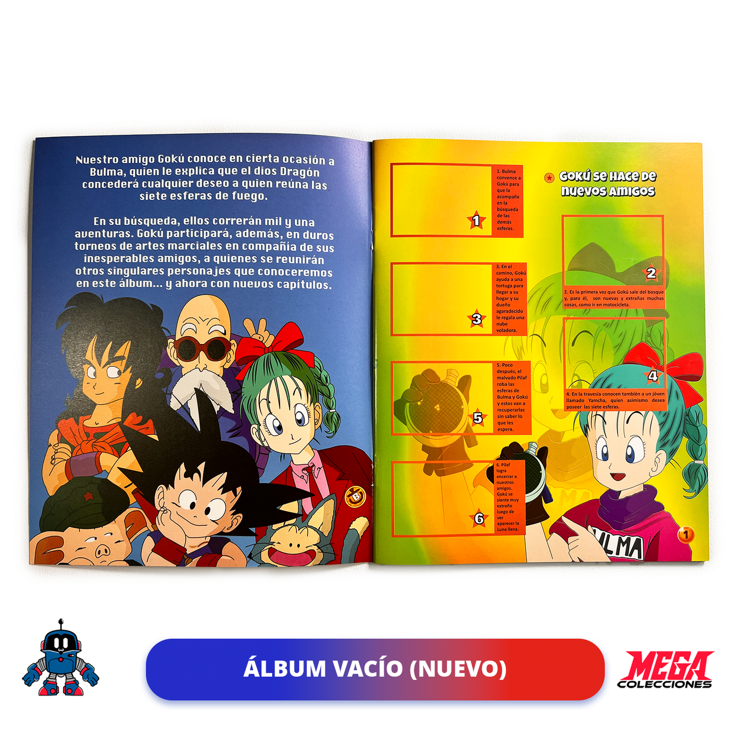 Dragon Ball (Reedición Navarrete) + Set completo a pegar
