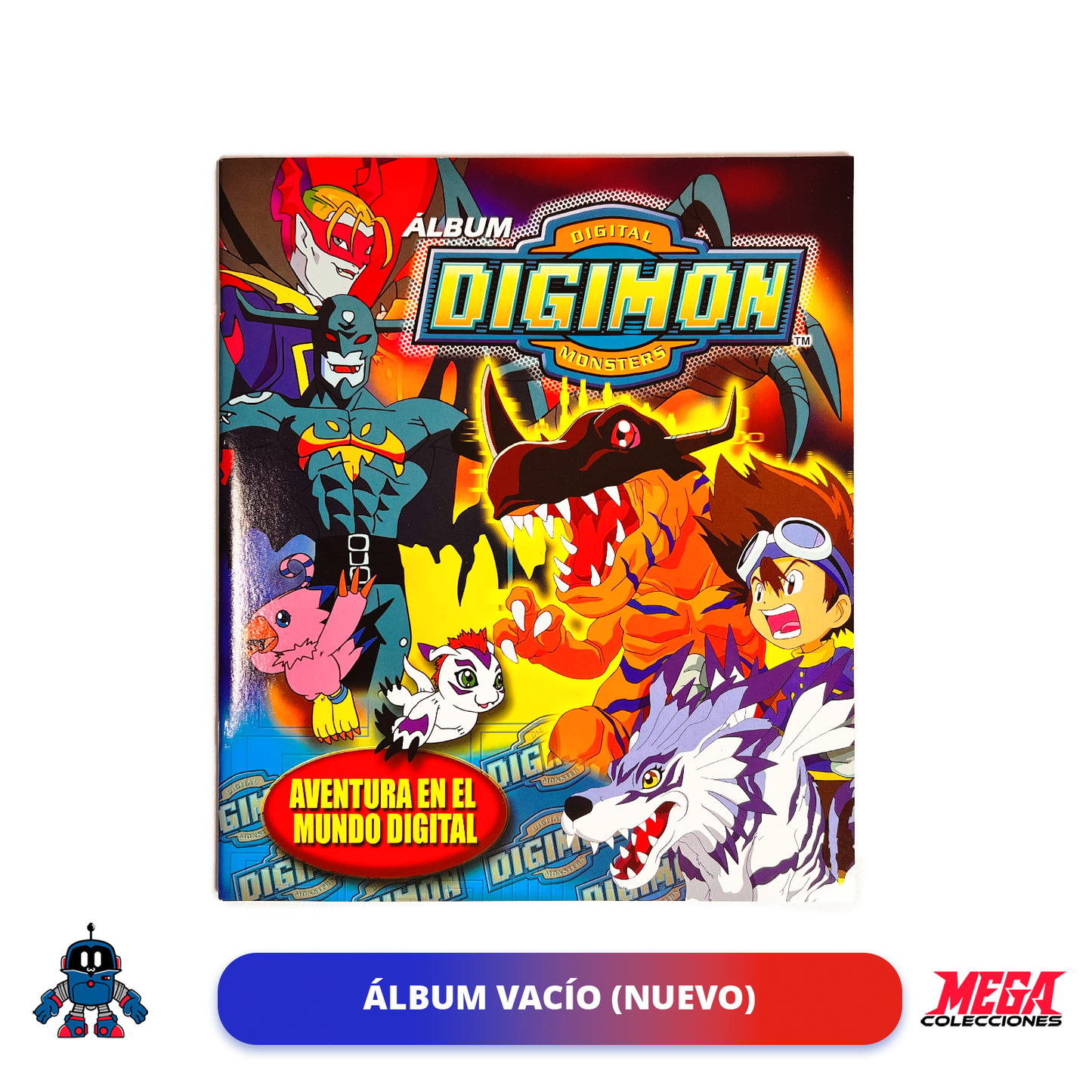 Álbum Digimon (Reedición Navarrete) + Set completo a pegar