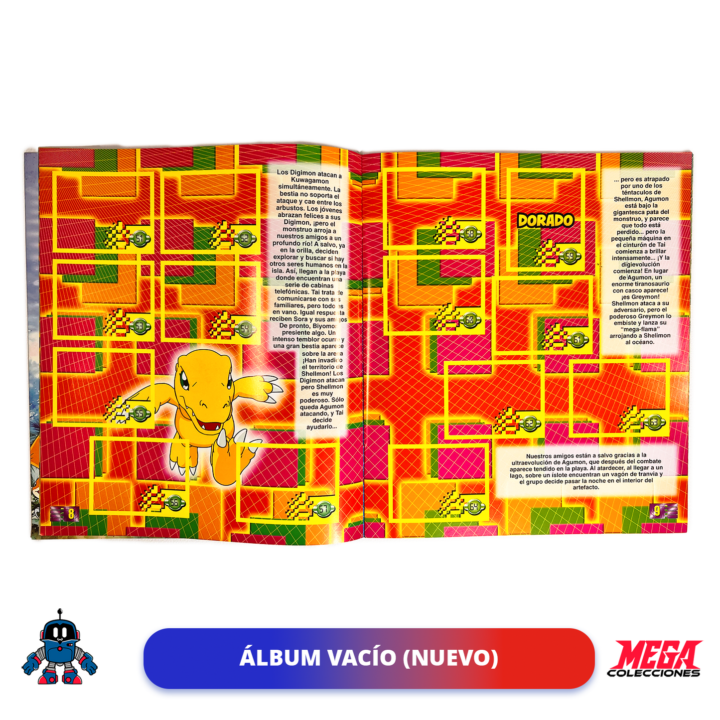 Álbum Digimon (Reedición Navarrete) + Set completo a pegar