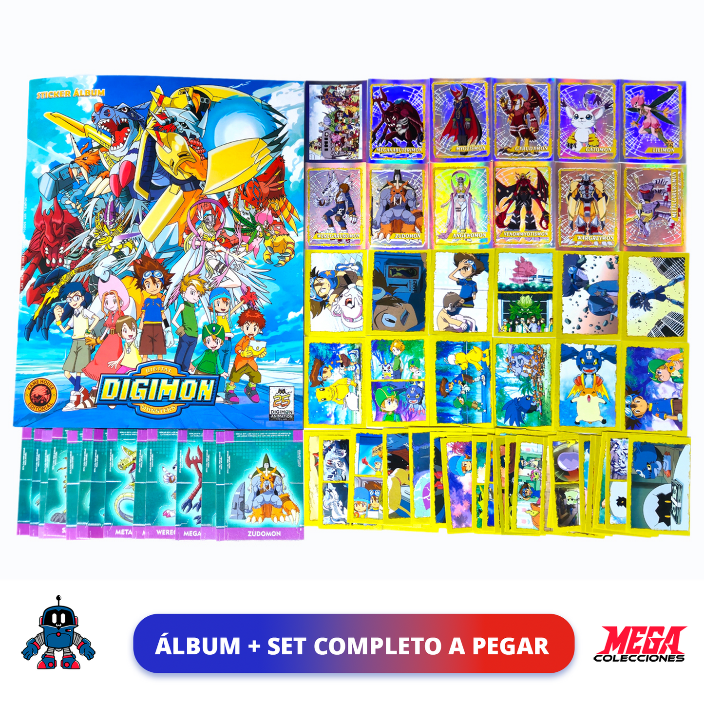 Álbum Digimon Vol.2 + Set completo a pegar