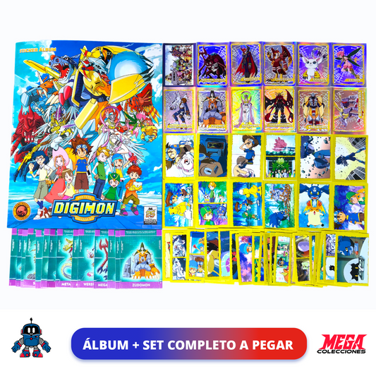 Álbum Digimon Vol.2 + Set completo a pegar