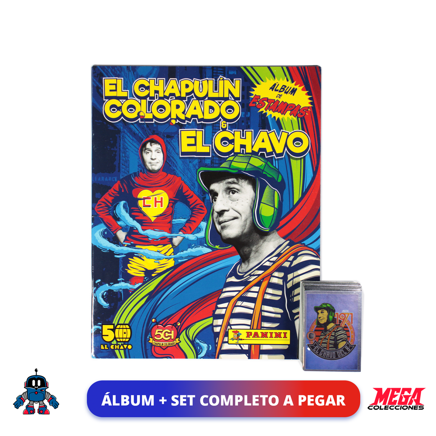 Álbum El Chapulín Colorado & El Chavo (Panini) + Set completo a pegar