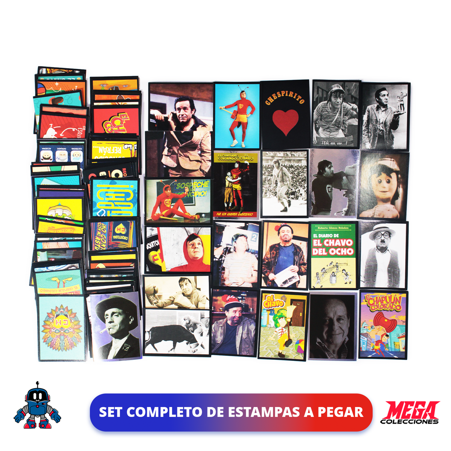 Álbum El Chapulín Colorado & El Chavo (Panini) + Set completo a pegar