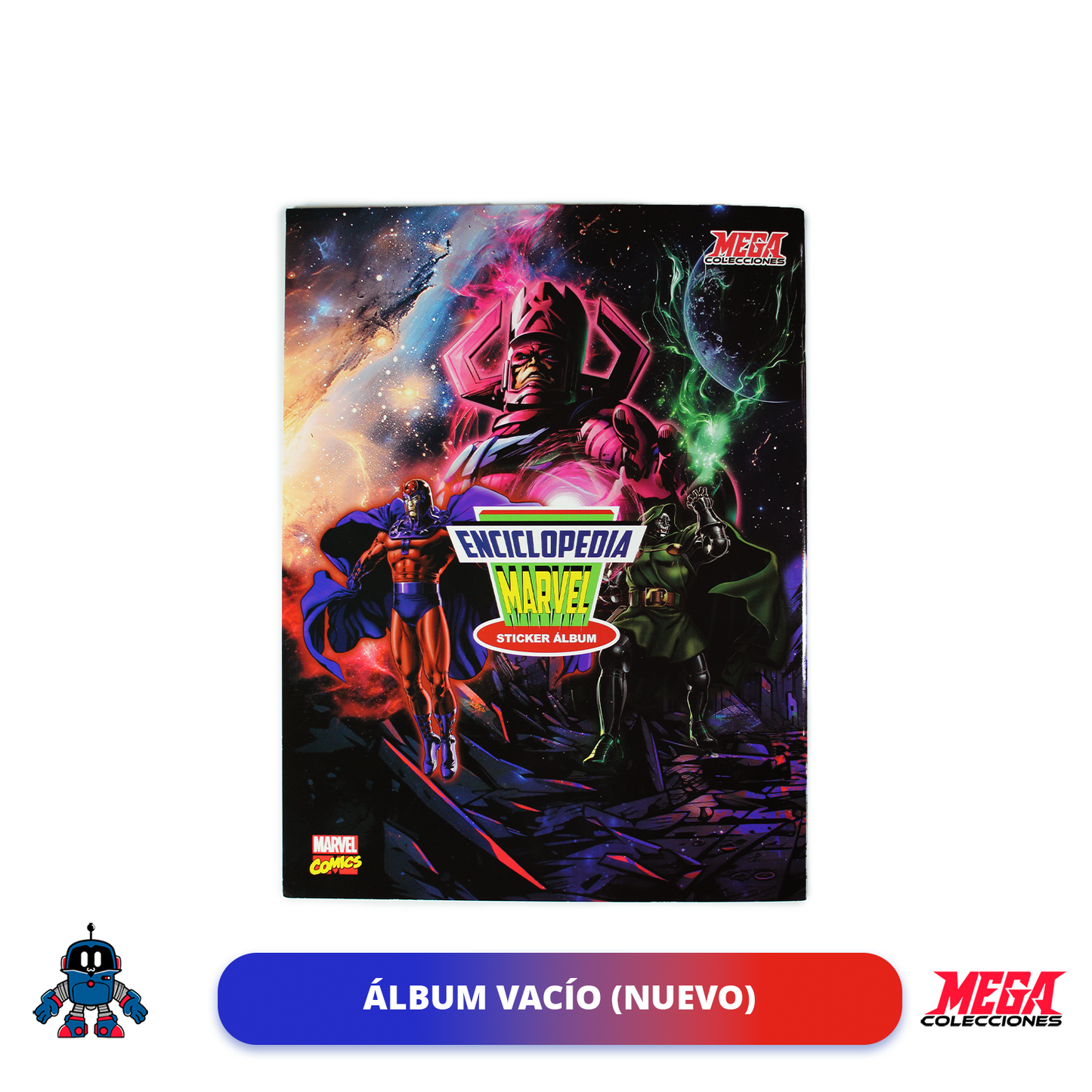 Álbum Enciclopedia Marvel + Set completo a pegar