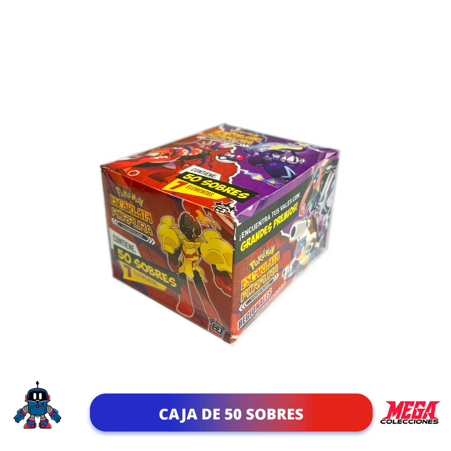 Álbum Pokemon Escarlata Púrpura + Caja de 50 sobres