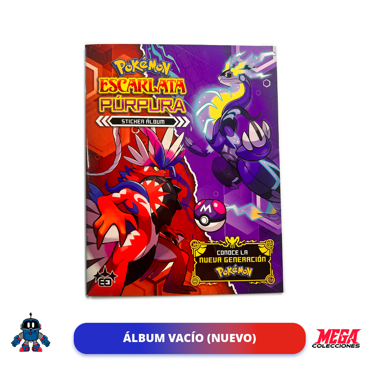 Álbum Pokemon Escarlata Púrpura + Caja de 50 sobres