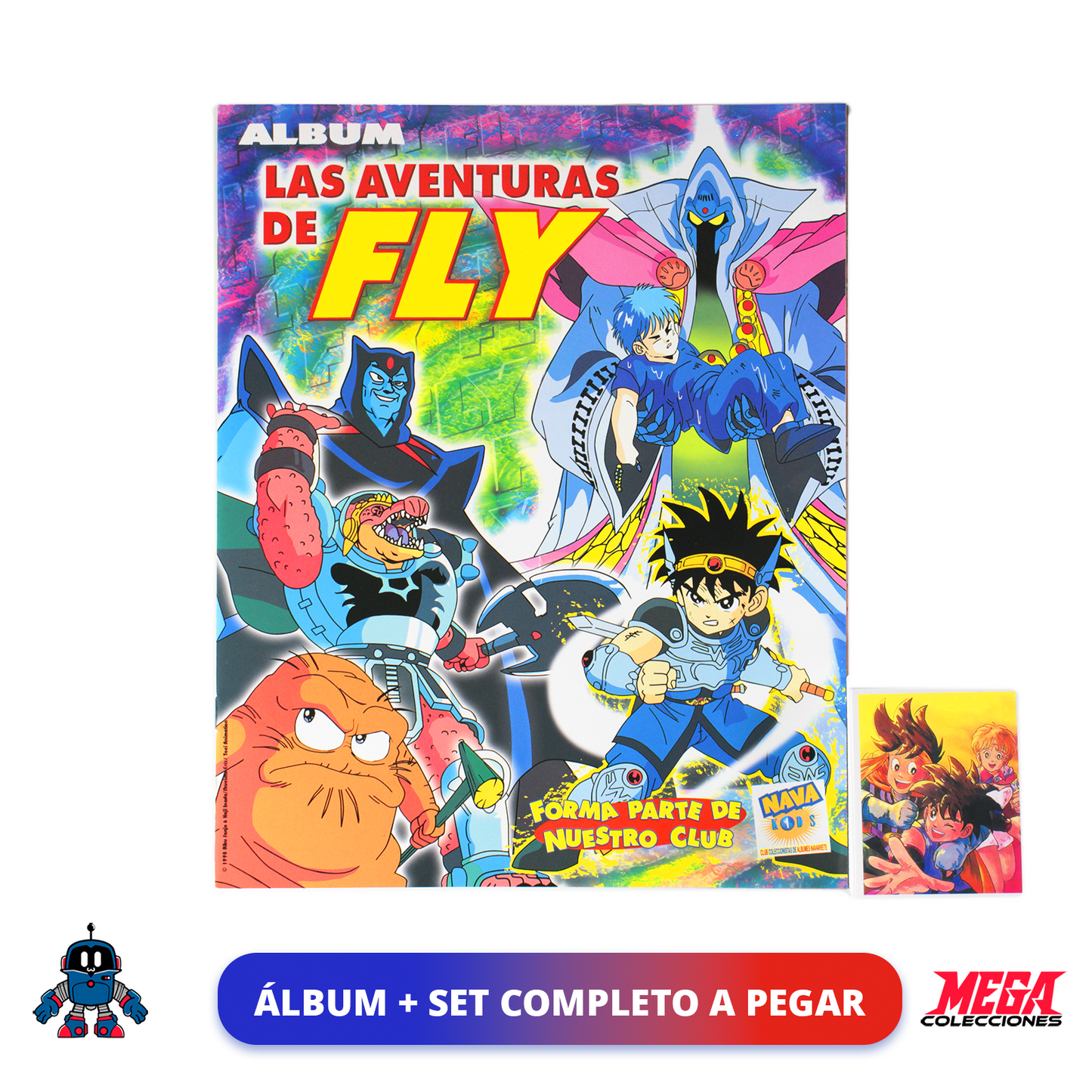 Álbum Las Aventuras de Fly (Reedición Navarrete) + Set completo a pegar