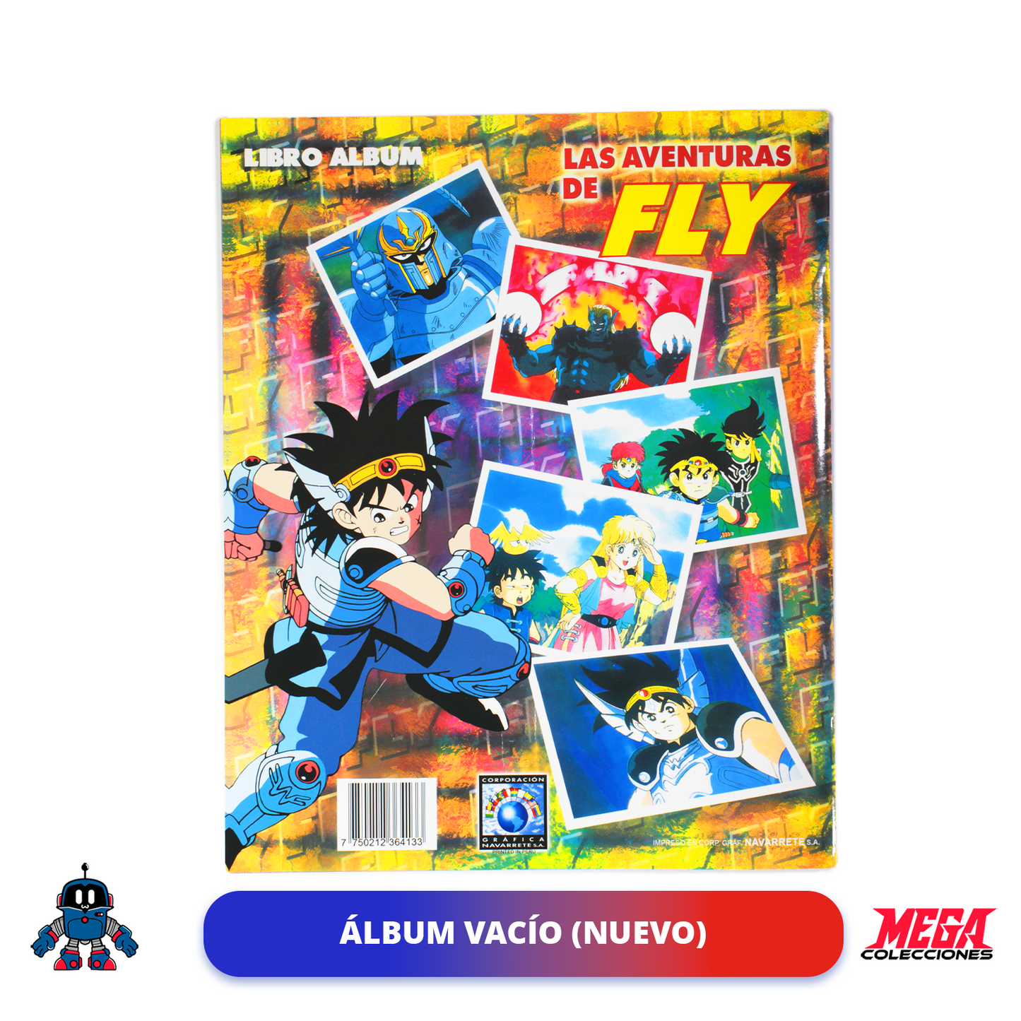 Álbum Las Aventuras de Fly (Reedición Navarrete) + Set completo a pegar