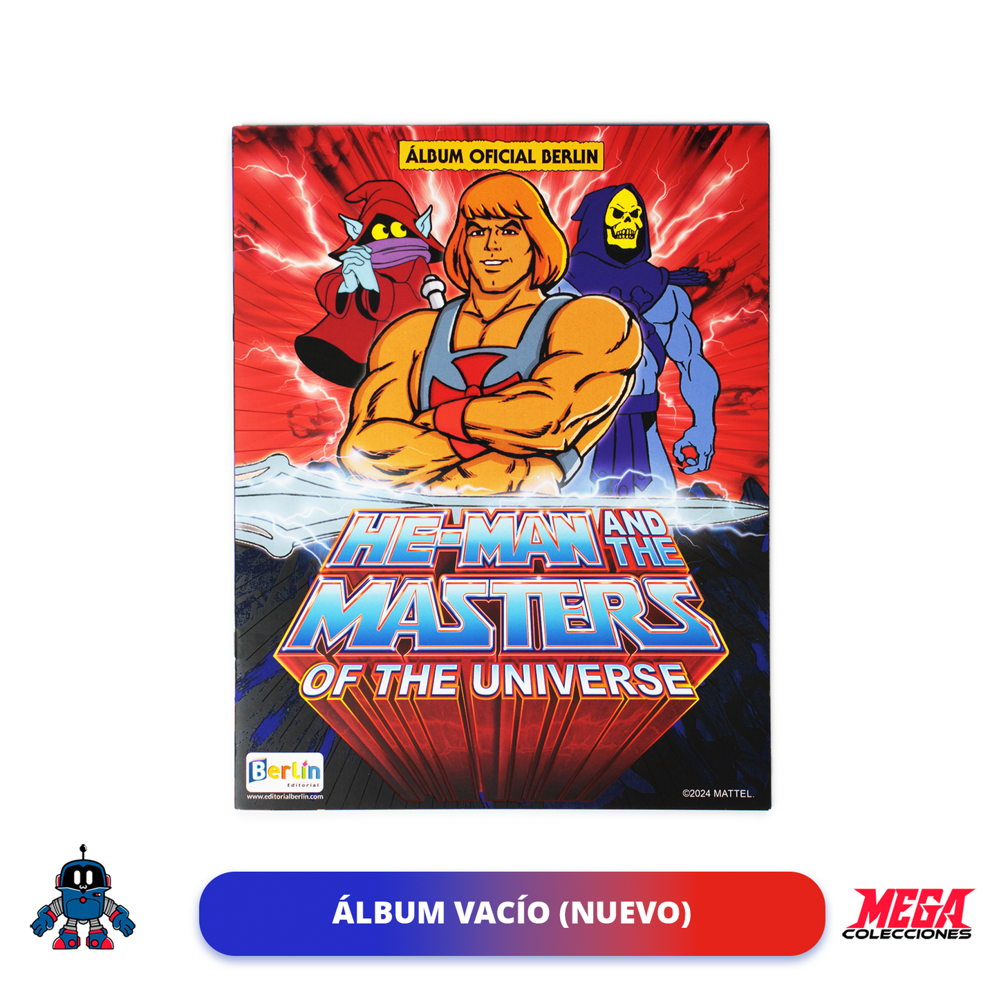 Álbum He Man (Editorial Berlín) + Caja de 50 Sobres