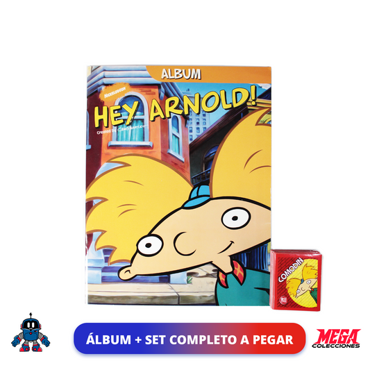 Álbum Hey Arnold (Reedición Salo) + Set completo a pegar