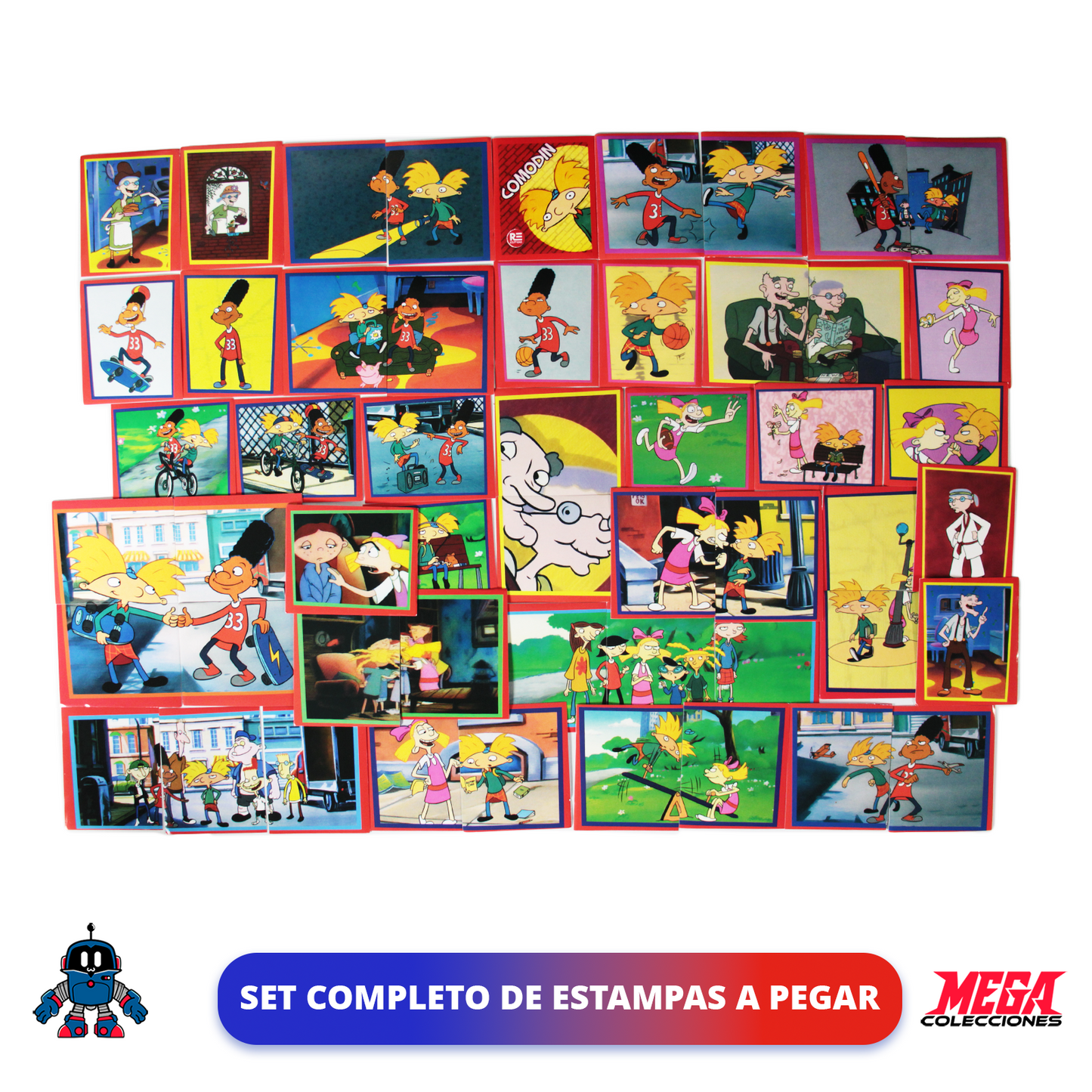 Álbum Hey Arnold (Reedición Salo) + Set completo a pegar