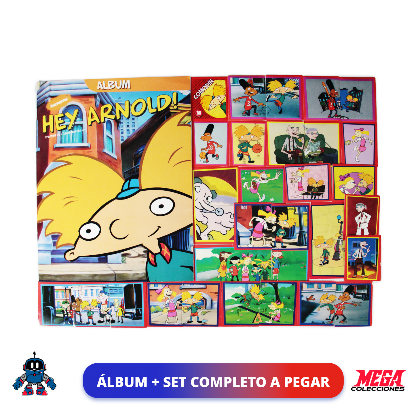 Álbum Hey Arnold (Reedición Salo) + Set completo a pegar