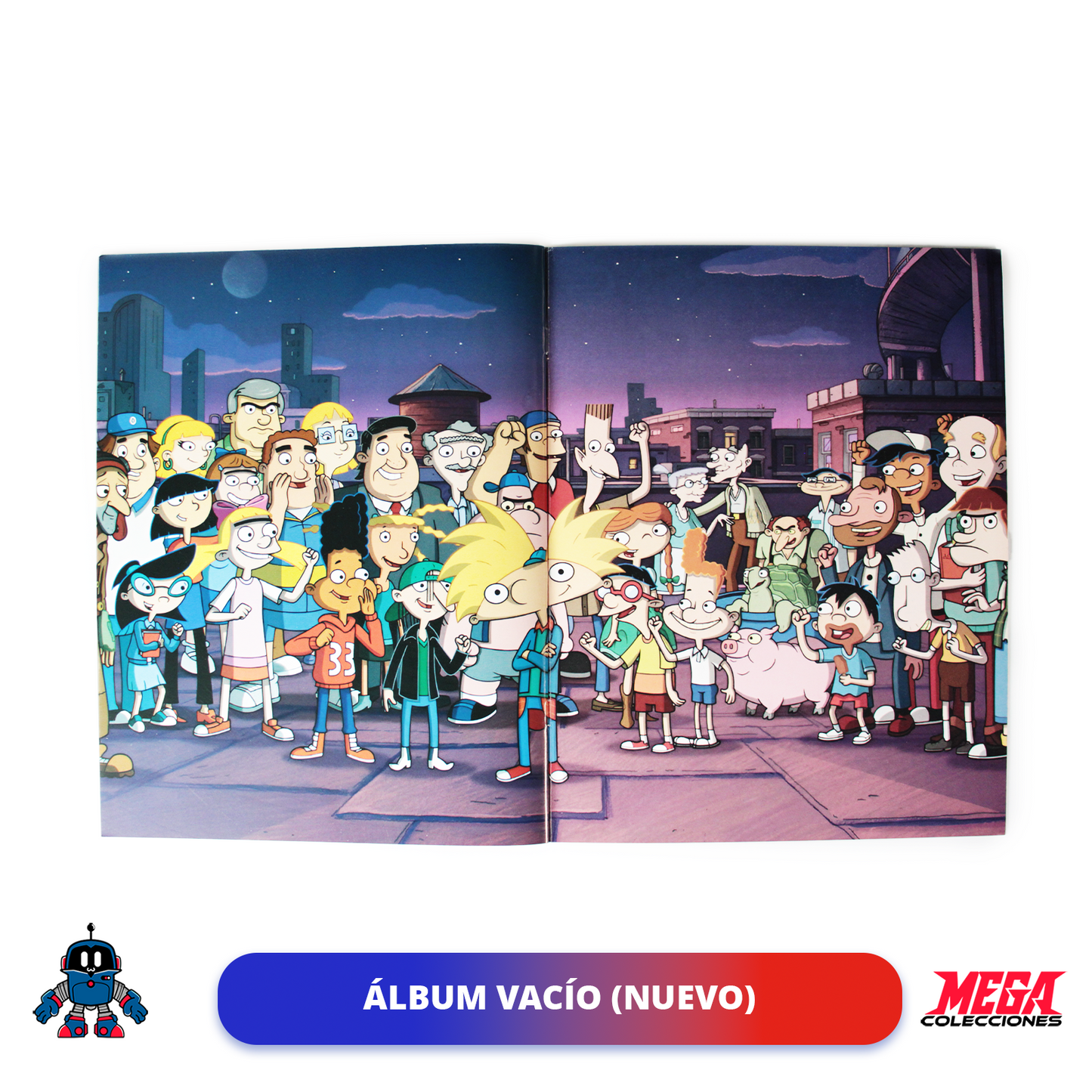 Álbum Hey Arnold (Reedición Salo) + Set completo a pegar