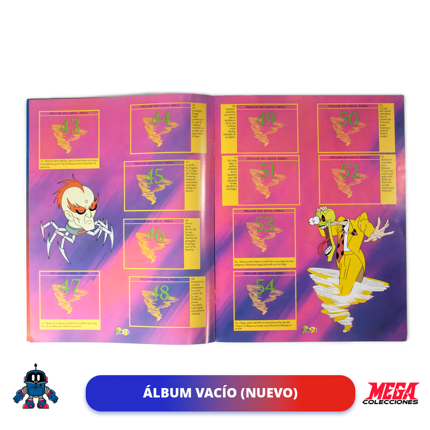 Álbum La Máscara (Reedición Navarrete) + Set completo a pegar