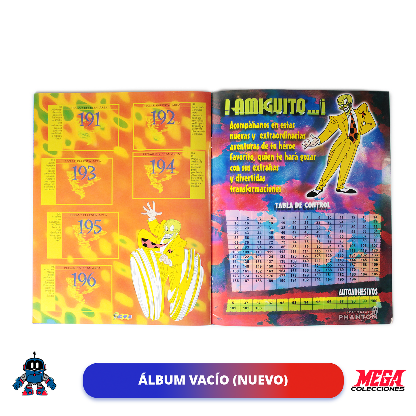 Álbum La Máscara (Reedición Navarrete) + Set completo a pegar