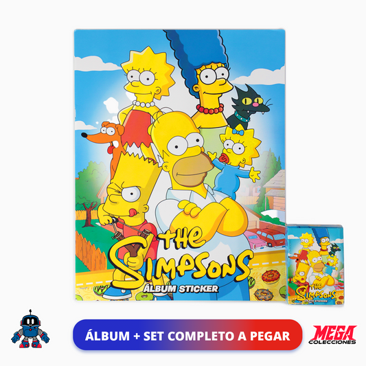 Álbum Los Simpsons + Set completo a pegar