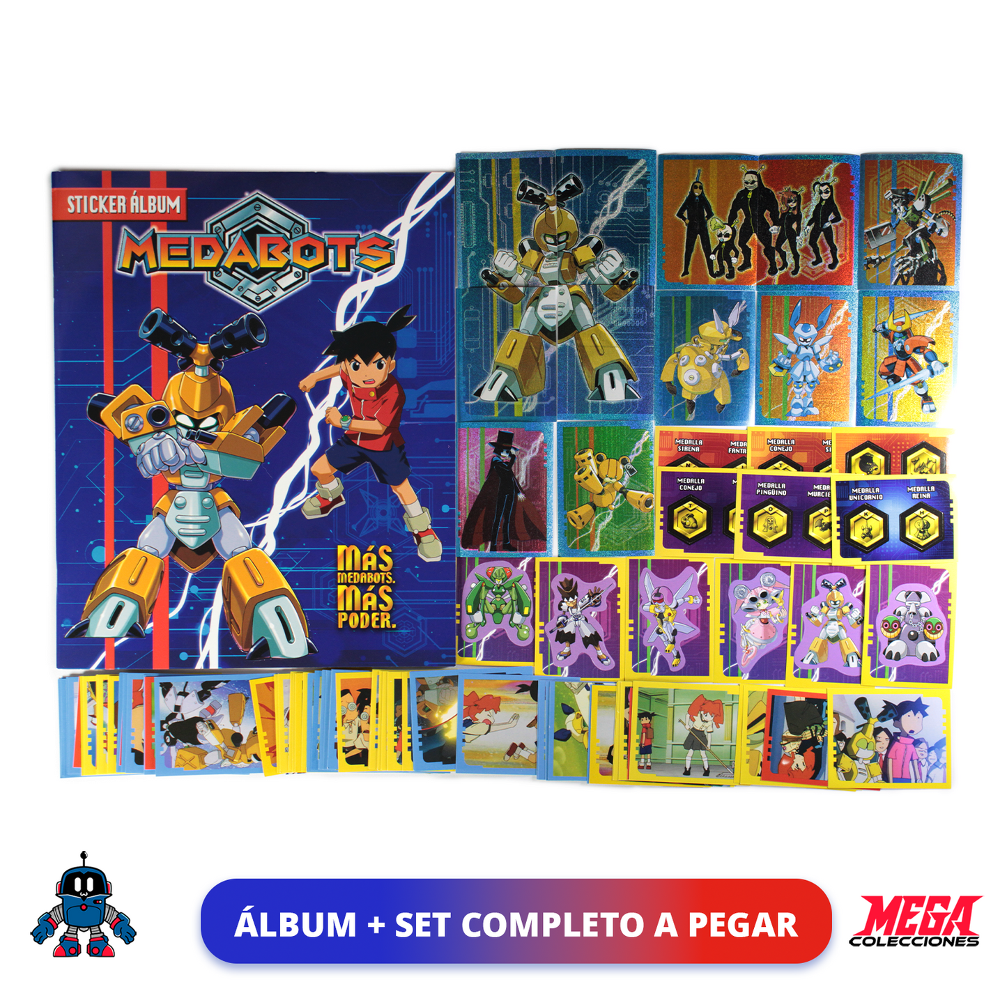 Álbum Medabots + Set completo a pegar