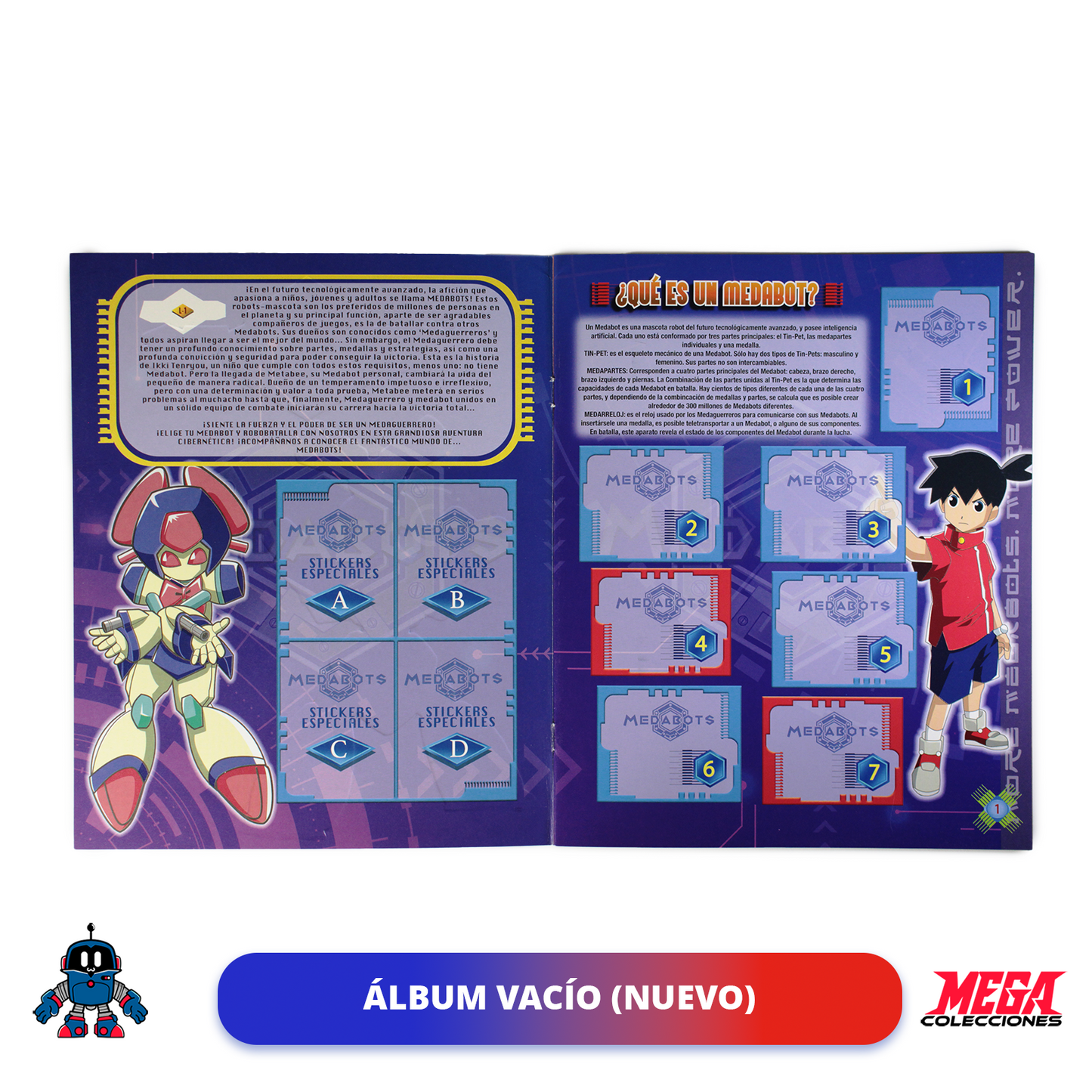 Álbum Medabots + Set completo a pegar