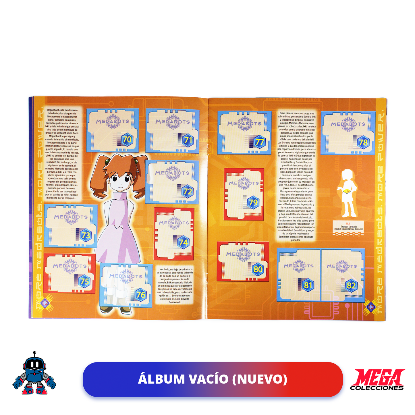 Álbum Medabots + Set completo a pegar