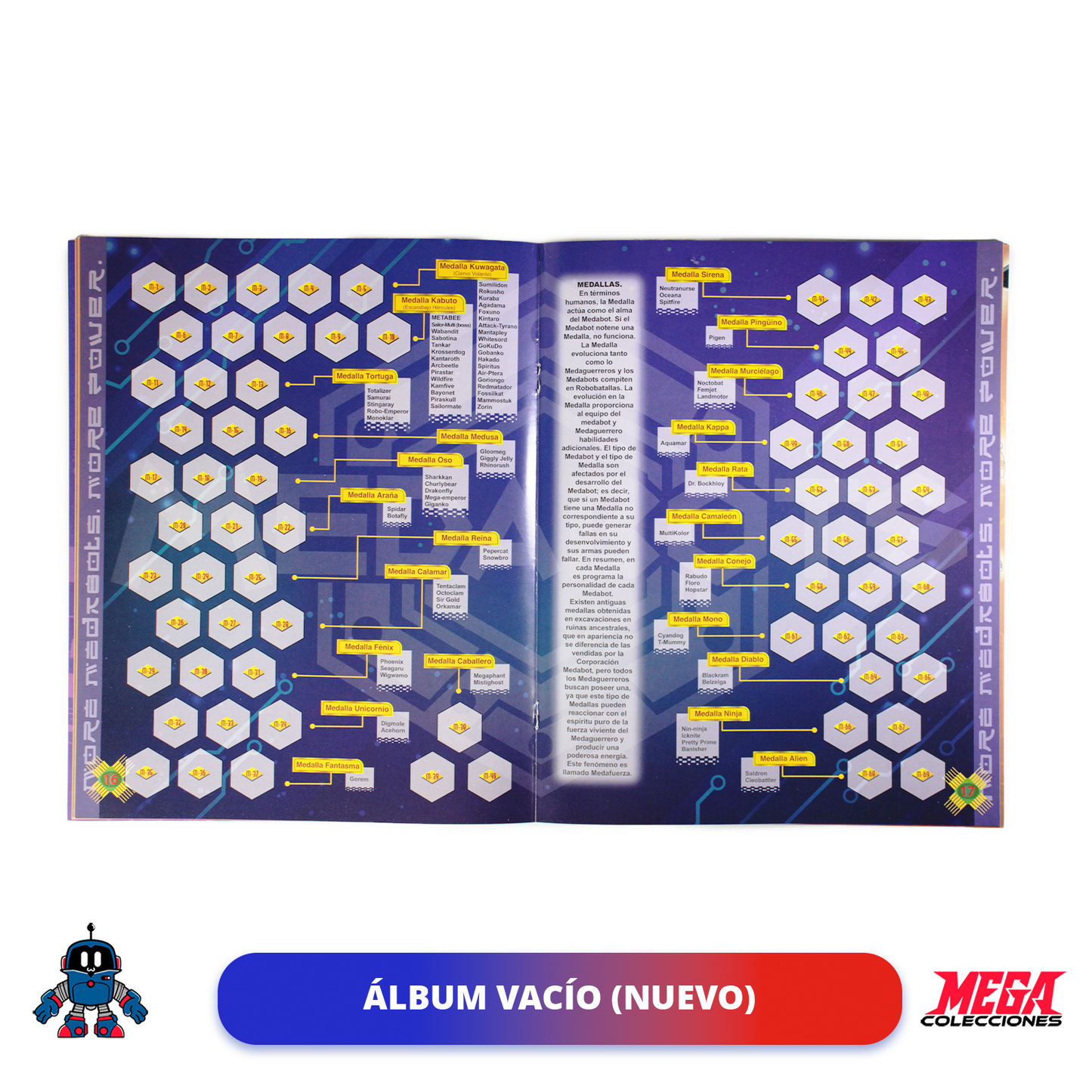 Álbum Medabots + Set completo a pegar