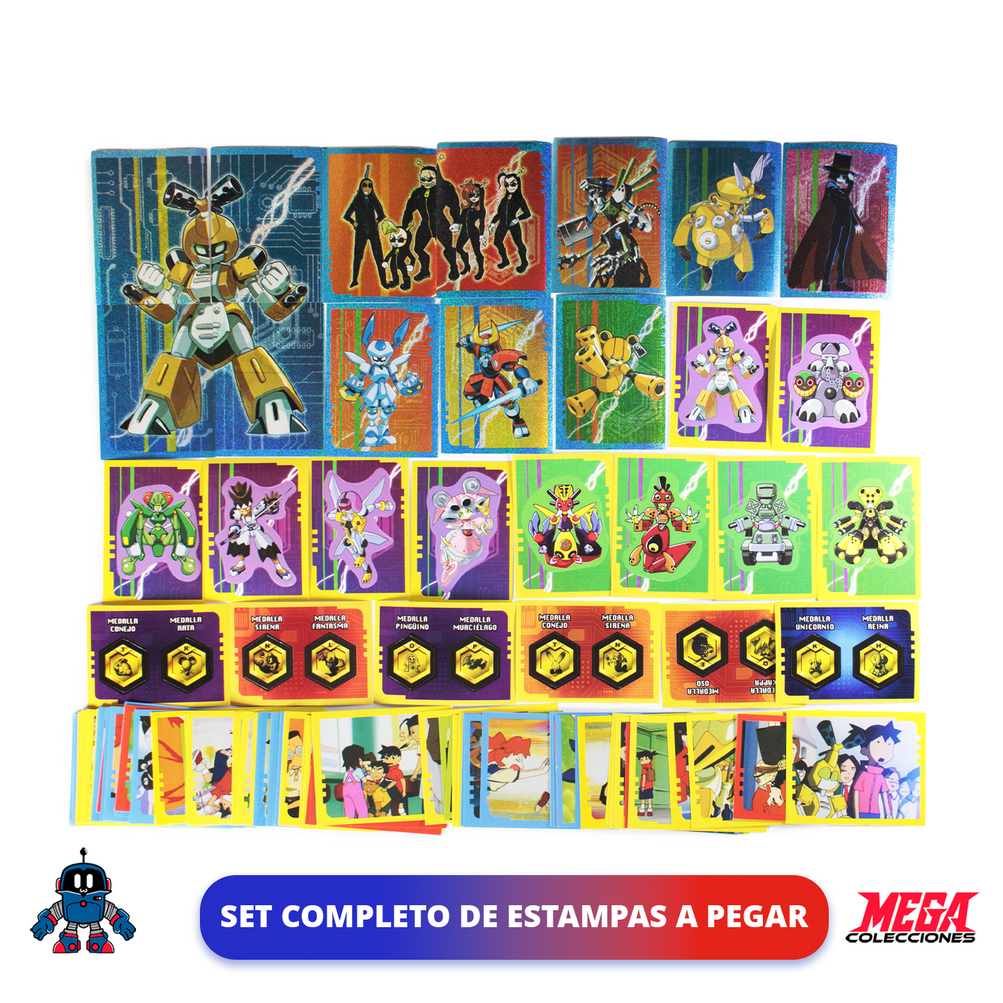 Álbum Medabots + Set completo a pegar