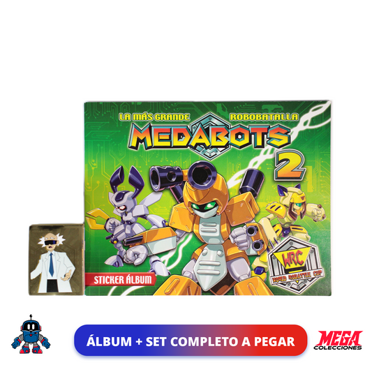 Álbum Medabots 2 + Set completo a pegar